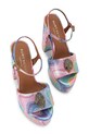 Kurt Geiger London sandały na koturnie Kensington Platform Sdl 9798869609 multicolor SS26