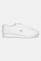 Lacoste sneakersy skórzane Club-Low 49SFA0120.21G biały SS26