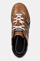 adidas Originals x Wales Bonner Gazelle Snake sneakersy skórzane brązowy KK3641