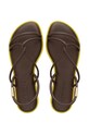 Havaianas sandali z ravnim podplatom ženski UNA MANGA rjava 4149609.0727