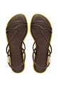 Havaianas sandali z ravnim podplatom ženski UNA MANGA rjava 4149609.0727