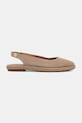 Verbenas espadrilky s otvorenou pätou dámske semišové KIARA SERRAJE/TAN 8304010785.PIEDRA béžová SS26