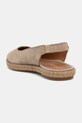 Obuv Verbenas espadrilky s otvorenou pätou dámske semišové KIARA SERRAJE/TAN 8304010785.PIEDRA béžová
