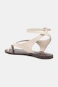 Boty Twinset sandály dámské kožené 261TGT016.13533 béžová