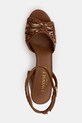 Twinset sandały brązowy 261TGT024.13535