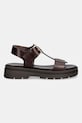 Jonak sandále na platforme dámske kožené LISBONNE CUIR 3800333 hnedá SS26