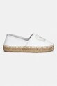 Love Moschino espadryle damskie skórzane JA10532G0OIA0100 biały SS26