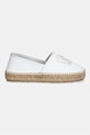 Love Moschino espadryle damskie skórzane JA10532G0OIA0100 biały SS26