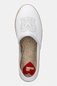 Love Moschino espadryle damskie skórzane biały JA10532G0OIA0100