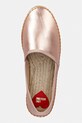 Love Moschino espadryle damskie skórzane różowy JA10572G0OIC0600