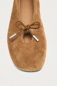 Alohas baleriny skórzane Rosalind brązowy S101273.02