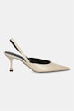 Vanda Novak tacchi a spillo in pelle Viva.Ivory beige SS26