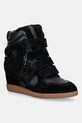 Nokwol EDEN sneakersy damskie zamszowe czarny Eden.Black.Leather