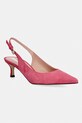 Pollini szpilki zamszowe różowy SA10035M0OTA0625