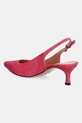 Obuwie Pollini szpilki zamszowe SA10035M0OTA0625 różowy