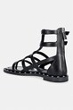 Scarpe MICHAEL Michael Kors sandali da donna in pelle Noa Flat Sandal 40S6NOFS1L.001 nero