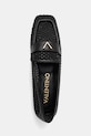 Valentino mokasinke za žene CRYSTAL crna 91C4602STRS.BLACK