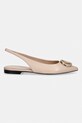 Valentino balerinke od kože SLINGBACK FLAT 91V1602NAP.NUDE bež SS26