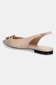 Obuća Valentino balerinke od kože SLINGBACK FLAT 91V1602NAP.NUDE bež