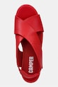 Camper sandale pentru femei, din piele Balloon rosu K200066.062