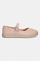 Toms espadrilky Mary Jane dámske semišové CAROLINA MARY JANE 10022631.LIGHT.PINK ružová SS26