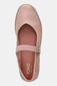 Toms espadrilky Mary Jane dámske semišové CAROLINA MARY JANE ružová 10022631.LIGHT.PINK
