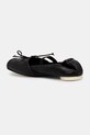 Obuwie MM6 Maison Margiela baleriny skórzane S66WZ0037.P7706 czarny