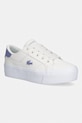 Lacoste Ziane Platform Leather Sneakers sneakersy damskie beżowy 50CFA0035.AI6