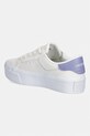 Obuwie Lacoste Ziane Platform Leather Sneakers sneakersy damskie 50CFA0035.AI6 beżowy