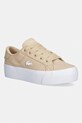 Lacoste Ziane Platform Sneakers кросівки жіночі шкіряні бежевий 50CFA0035.7F8