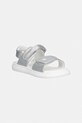 Calvin Klein Jeans sandały dziecięce imitacja skóry licowej srebrny V1A2.83241.20.29