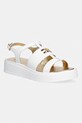 Elisabetta Franchi sandały skórzane dziecięce biały F4A2.E0592
