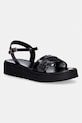 Дитячі сандалі Elisabetta Franchi синтетичний чорний F4A2.E0595.35.38