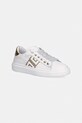 Elisabetta Franchi scarpe da ginnastica per bambini in pelle bassa bianco F4A9.E0504