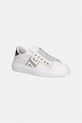 Elisabetta Franchi scarpe da ginnastica per bambini in pelle bassa bianco F4A9.E0504
