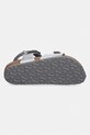 Birkenstock sandali per bambini in pelle Rio AS Kids Flowers 1031702.36.39 argento
