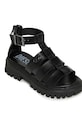 Diesel sandały dziecięce D-SANSTRY SANDALS czarny BC1066.KF015.36.40