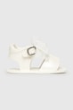 Cipele za bebe Mayoral Newborn imitacija zrnate kože bijela 9084.G.1L.Newborn.PPY2