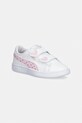 Puma scarpe da ginnastica per bambini Smash 3.0 Hearty V finta pelle fiore bianco 405638