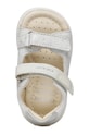 Geox sandały zamszowe dziecięce SANDAL MACCHIA B254WA.007BC.18.26 srebrny