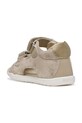 Geox sandały dziecięce skórzane SANDAL MACCHIA złoty B254WA.007NF.18.26