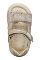 Geox sandały dziecięce skórzane SANDAL MACCHIA B254WA.007NF.18.26 złoty