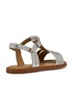 Dziewczynka Geox sandały dziecięce SANDAL KARLY J6535B.000BN.28.35 srebrny
