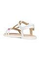 Geox sandały dziecięce SANDAL KARLY biały J6535H.000BC.28.35