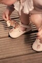 Cipele za bebe Donsje Franny Shoes Hummingbird 1041003 bež