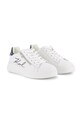 Παιδικά δερμάτινα sneakers Karl Lagerfeld μικρό λευκό Z31238.30.35