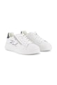Παιδικά δερμάτινα sneakers Karl Lagerfeld μικρό λευκό Z31238.36.39