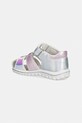 Dziewczynka Primigi sandały z zakrytymi palcami dziecięce skórzane 1363544 srebrny