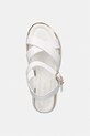 Patrizia Pepe sandale s platformom za djecu kožne bijela PPJ394