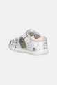 Djevojčice Dječje kožne sandale Garvalin 262326.19.23 srebrna